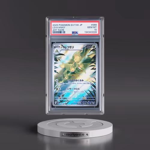 2025 Pokémon Sv11w-White Flare #089 Leavanny - Art Rare (PSA 10 GEM MINT)
