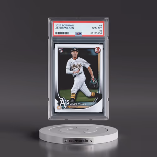 2025 Bowman #9 Jacob Wilson (PSA 10 GEM MINT)