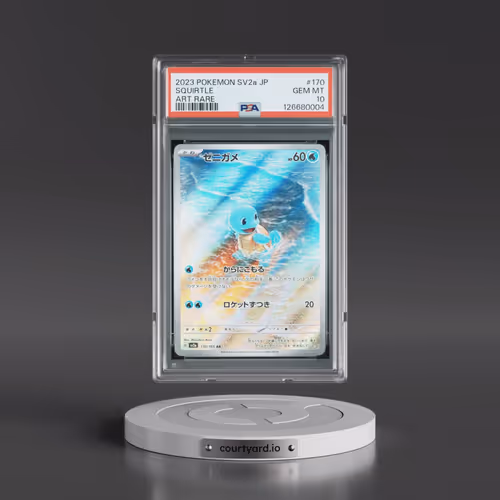2023 Pokémon Sv2a-Pokemon 151 #170 Squirtle - Art Rare (PSA 10 GEM MINT)