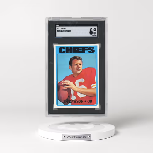1972 Topps #245 Len Dawson (SGC 6 EX-MT)