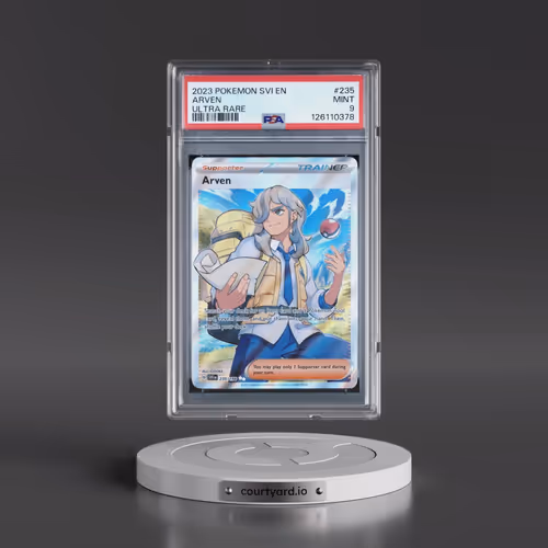 2023 Pokémon Svi EN-Scarlet & Violet #235 Arven - Ultra Rare (PSA 9 MINT)