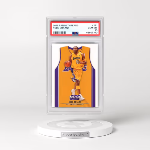 2018 Panini Threads #171 Kobe Bryant (PSA 10 GEM MINT)