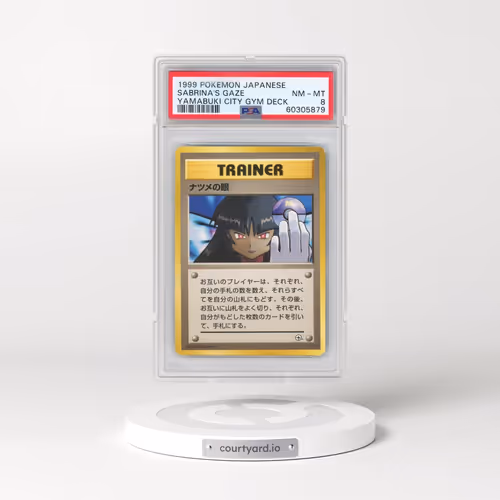 1999 Pokémon Yamabuki City Gym Deck Sabrina's Gaze (PSA 8 NM-MT)
