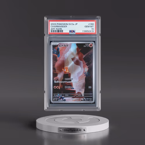 2023 Pokémon Sv2a-Pokemon 151 #168 Charmander - Art Rare (PSA 10 GEM MINT)