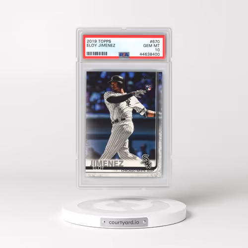2019 Topps #670 Eloy Jimenez (PSA 10 GEM MINT)