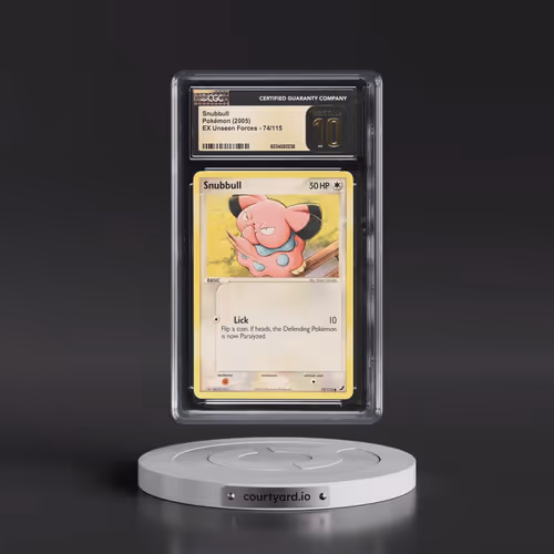 2005 EX Unseen Forces #74/115 Snubbull (CGC 10 PRISTINE)