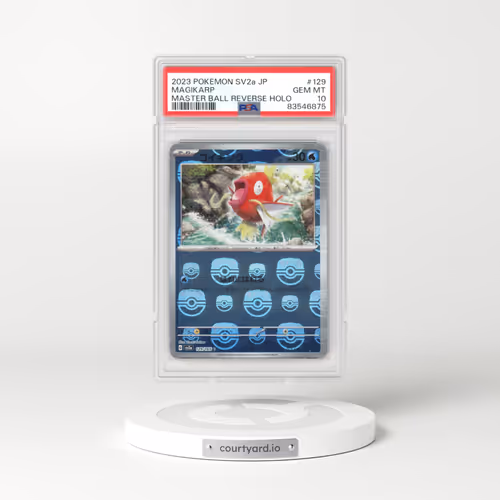 2023 Japanese Pokémon Card 151 #129 Magikarp - Reverse Holo Master Ball (PSA 10 GEM MINT)