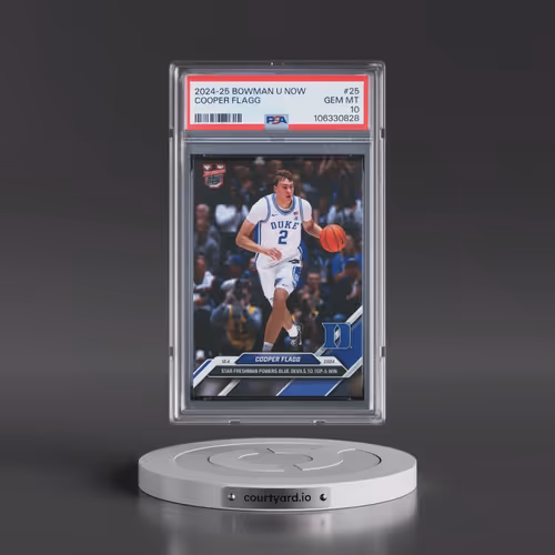 2024-25 Bowman U Now #25 Cooper Flagg (PSA 10 GEM MINT)