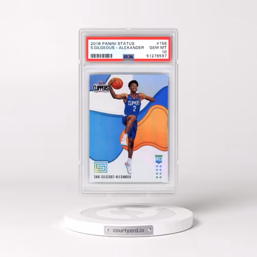 2018 Panini Status #156 Shai Gilgeous-Alexander (PSA 10 GEM MINT)