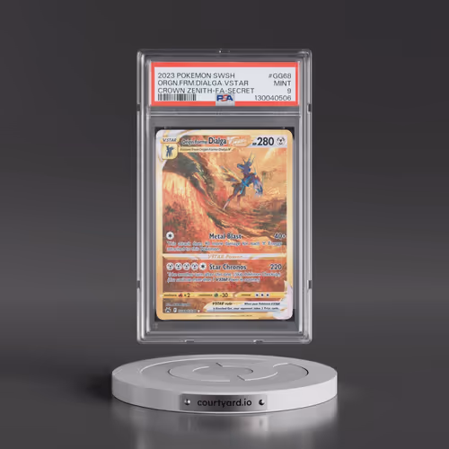 2023 Pokémon Sword and Shield Crown Zenith #GG68 Origin Forme Dialga Vstar - Full Art Secret (PSA 9