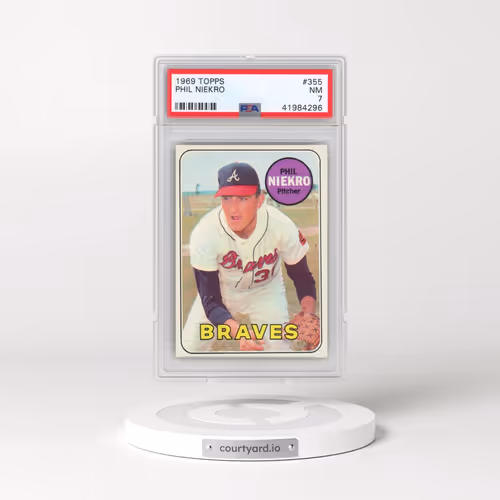 1969 Topps #355 Phil Niekro (PSA 7 NM)