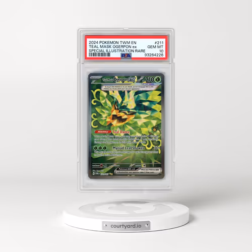 2024 Pokémon Twm EN-Twilight Masquerade #211 Teal Mask Ogerpon EX - Holo Special Illustration Rare (