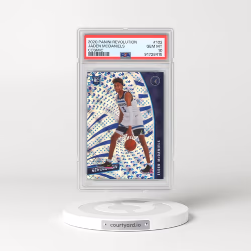 2020 Panini Revolution #102 Jaden Mcdaniels - Cosmic (PSA 10 GEM MINT)