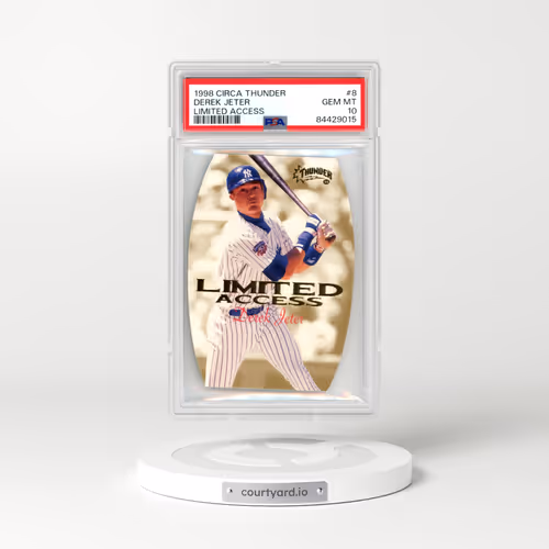 1998 Circa Thunder Limited Access #8 Derek Jeter (PSA 10 GEM MINT)