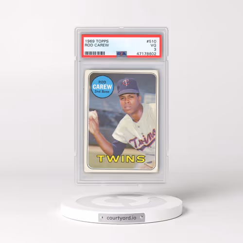 1969 Topps #510 Rod Carew (PSA 3 VG)