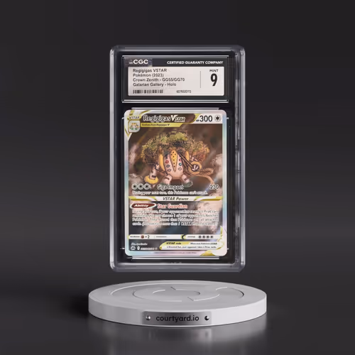 2023 Crown Zenith #GG55/GG70 Regigigas VSTAR - Galarian Gallery Holo (CGC 9 MINT)