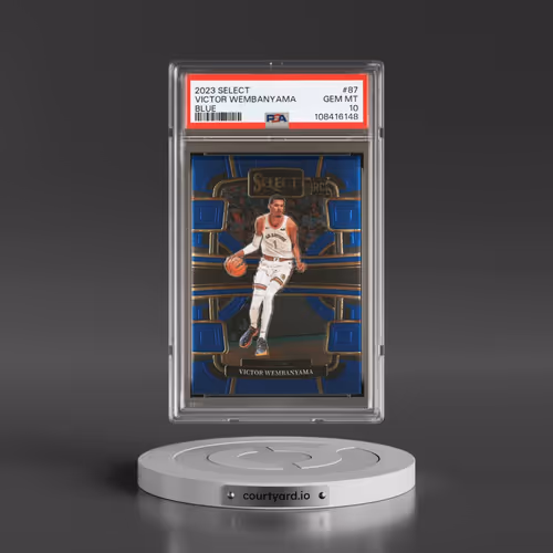 2023 Panini Select #87 Victor Wembanyama - Blue (PSA 10 GEM MINT)