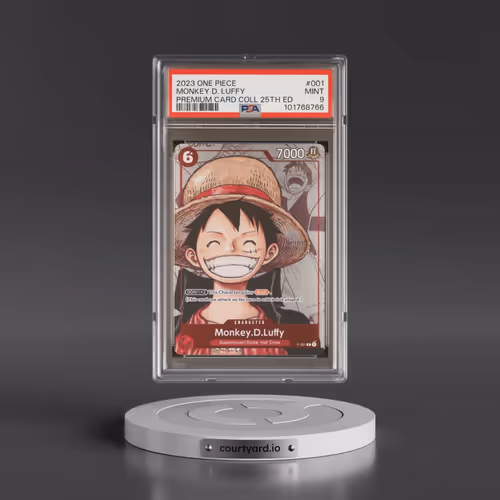 2023 One Piece Premium Bandai Premium Card Collection 25th Edition #001 Monkey D. Luffy (PSA 9 MINT)