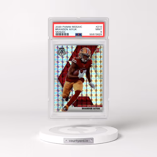 2020 Panini Mosaic #210 Brandon Aiyuk - Mosaic (PSA 9 MINT)