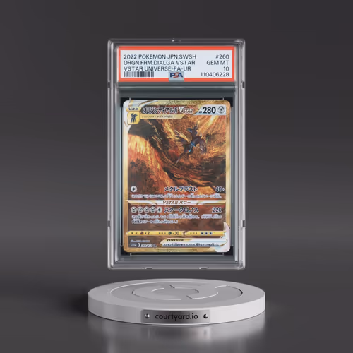2022 Pokémon Sword & Shield Vstar Universe #260 Origin Forme Dialga Vstar - Full Art Ultra Rare (PSA