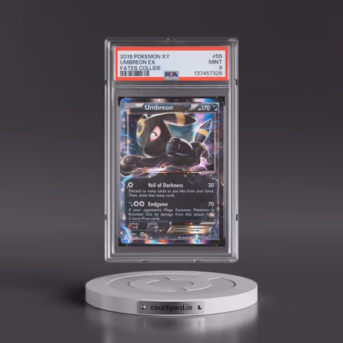 2016 Pokémon XY Fates Collide #55 Umbreon EX - Holo (PSA 9 MINT)