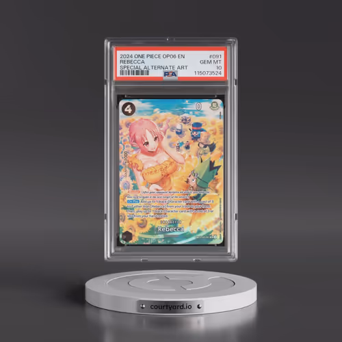 2024 One Piece OP06-Wings of the Captain #091 Rebecca - Special Alternate Art (PSA 10 GEM MINT)