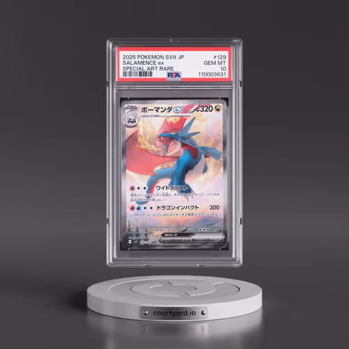 2025 Pokémon SV9-Battle Partners #129 Salamence EX - Holo Special Art Rare (PSA 10 GEM MINT)