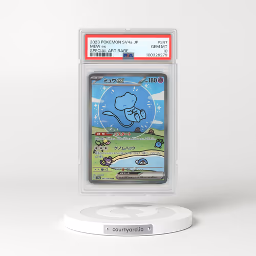 2023 Pokémon Sv4a-Shiny Treasure EX #347 Mew EX - Holo Special Art Rare (PSA 10 GEM MINT)