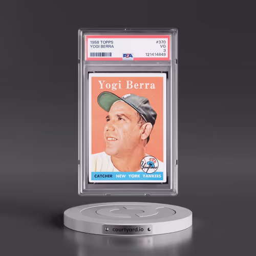 1958 Topps #370 Yogi Berra (PSA 3 VG)
