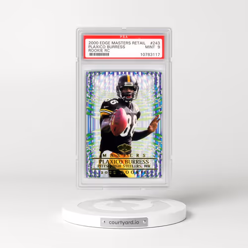 2000 Collector's Edge Masters Retail #243 Plaxico Burress - Rookie RC (PSA 9 MINT)