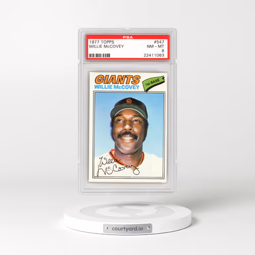 1977 Topps #547 Willie McCovey (PSA 8 NM-MT)