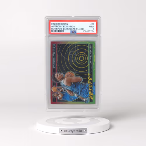 2023 Panini Obsidian Hotspot #16 Anthony Edwards - Electric Etch Reggae Flood (PSA 9 MINT)