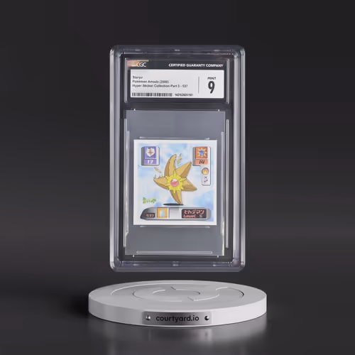 2000 Hyper Sticker Collection Part 3 (2000) #537 Staryu (CGC 9 MINT)