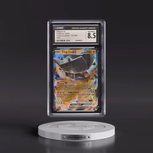 2023 Paldea Evolved - PAL EN #127/193 Ting-Lu ex - Holo (CGC 8.5 NM-MT+)