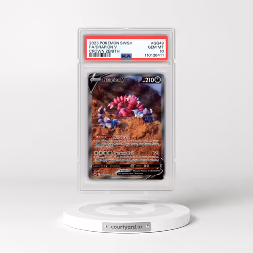 2023 Pokémon Sword and Shield Crown Zenith #GG49 Drapion V - Holo Full Art (PSA 10 GEM MINT)