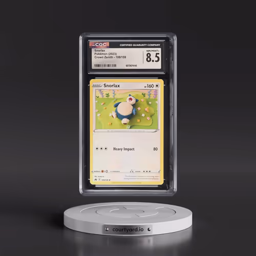 2023 Crown Zenith #109/159 Snorlax (CGC 8.5 NM-MT+)