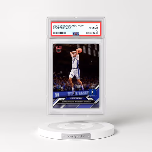 2024 Bowman U Now #1 Cooper Flagg (PSA 10 GEM MINT)