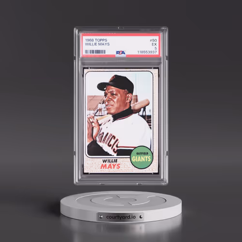 1968 Topps #50 Willie Mays (PSA 5 EX)