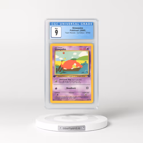 2000 Team Rocket #67 Slowpoke - 1st Edition (CGC 9 MINT)