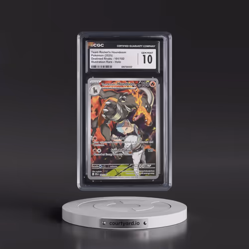 2025 Pokémon Dri EN-Destined Rivals #191 Team Rocket's Houndoom - Illustration Rare (CGC 10 GEM MINT