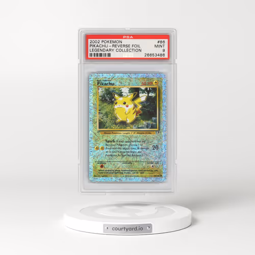 2002 Pokémon Legendary Collection #86 Pikachu - Reverse Foil (PSA 9 MINT)