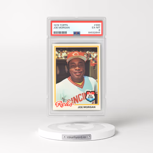 1978 Topps #300 Joe Morgan (PSA 6 EX-MT)