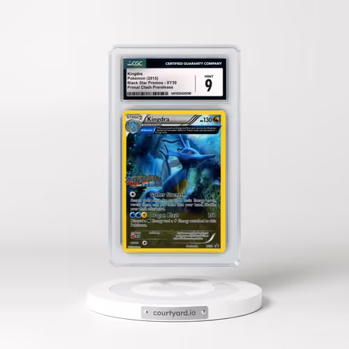 2013 Black Star Promos #XY39 Kingdra - Primal Clash Prerelease (CGC 9 MINT)