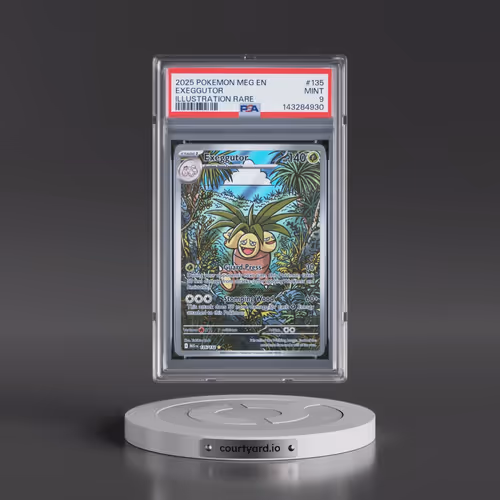 2025 Pokémon Meg EN-Mega Evolution #135 Exeggutor - Illustration Rare (PSA 9 MINT)