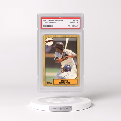 1987 Topps Tiffany #530 Tony Gwynn (PSA 9 MINT)
