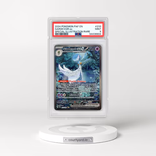 2024 Pokémon Paf EN-Paldean Fates #233 Gardevoir EX - Holo Special Illustration Rare (PSA 9 MINT)