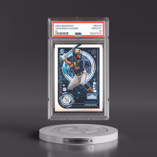 2024 Bowman Bowman AI #BAI16 Jackson Chourio (PSA 10 GEM MINT)