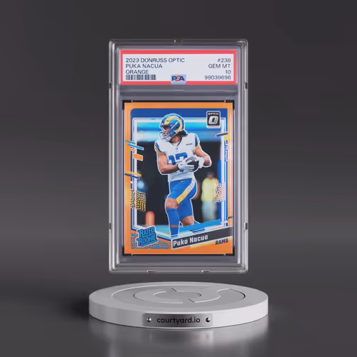 2023 Panini Donruss Optic #238 Puka Nacua - Orange (PSA 10 GEM MINT)