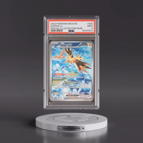2023 Pokémon Mew EN-151 #202 Zapdos EX - Holo Special Illustration Rare (PSA 9 MINT)