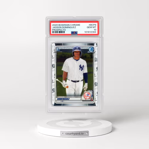 2020 Bowman Chrome Prospects #BCP8 Jasson Dominguez (PSA 10 GEM MINT)